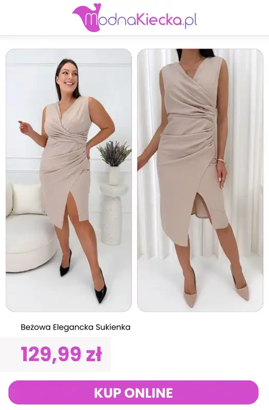 Modna Kiecka - gazetka promocyjna Moda plus size od środy 01.07  - strona 5