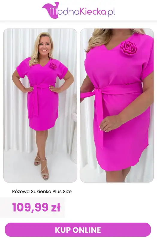 Modna Kiecka - gazetka promocyjna Moda plus size od środy 01.07  - strona 2