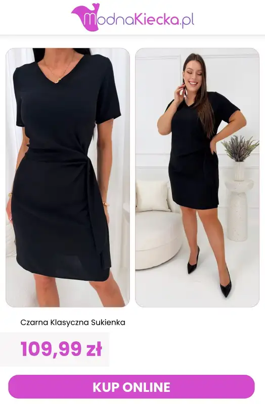 Modna Kiecka - gazetka promocyjna Moda plus size od środy 01.07  - strona 9