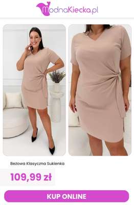 Modna Kiecka - gazetka promocyjna Moda plus size od środy 01.07  - strona 7
