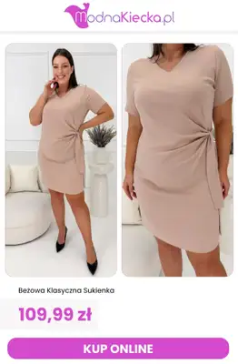 Modna Kiecka - gazetka promocyjna Moda plus size od środy 01.07  - strona 7