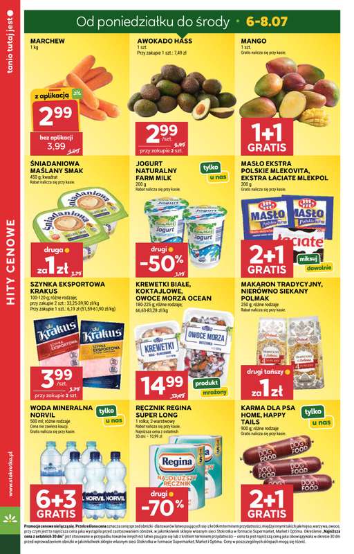 Stokrotka - gazetka promocyjna Gazetka Market od czwartku 02.07 do środy 08.07 - strona 6
