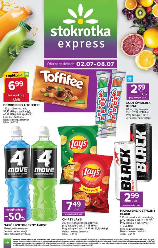 Stokrotka - gazetka promocyjna Gazetka Express od czwartku 02.07 do środy 08.07