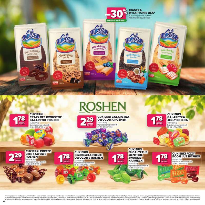 Stokrotka - gazetka promocyjna W dobrym smaku od czwartku 02.07 do środy 15.07 - strona 16