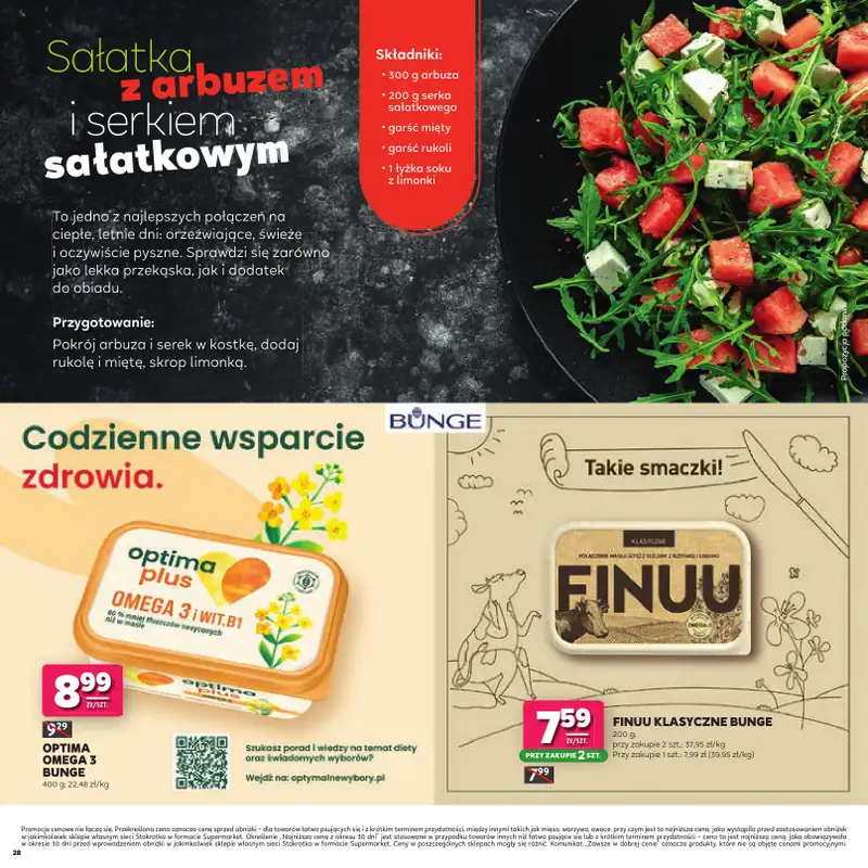 Stokrotka - gazetka promocyjna W dobrym smaku od czwartku 02.07 do środy 15.07 - strona 28