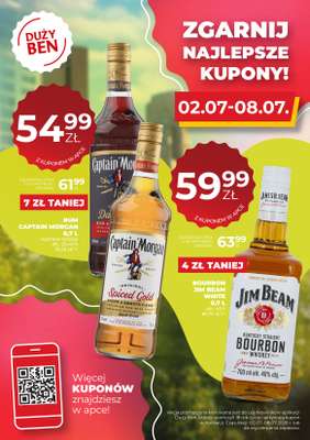 Duży Ben - gazetka promocyjna Zgarnij najlepsze kupony! od czwartku 02.07 do środy 08.07