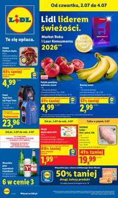 Lidl - gazetka promocyjna Oferta od czwartku od czwartku 02.07 do soboty 04.07