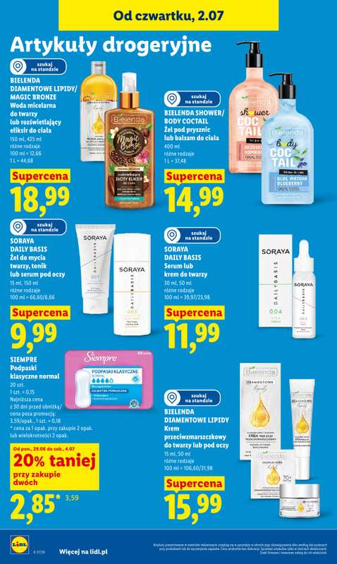 Lidl - gazetka promocyjna Oferta od czwartku od czwartku 02.07 do soboty 04.07 - strona 84