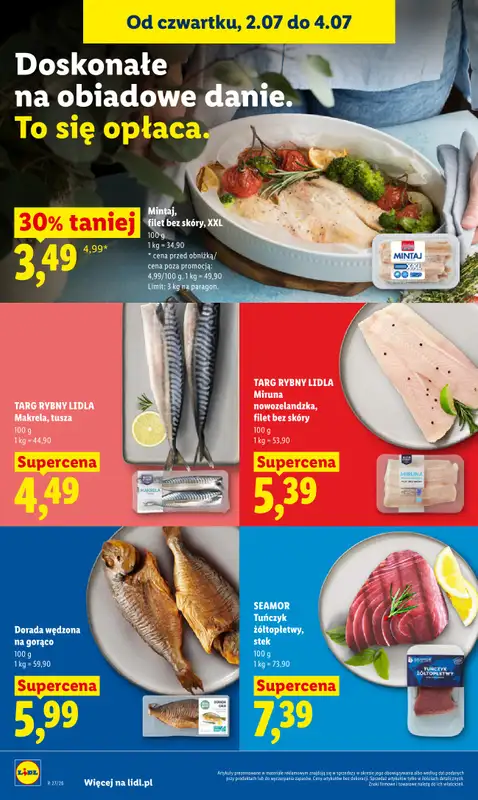 Lidl - gazetka promocyjna Oferta od czwartku od czwartku 02.07 do soboty 04.07 - strona 54