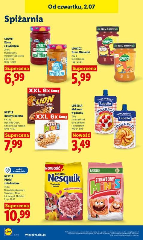 Lidl - gazetka promocyjna Oferta od czwartku od czwartku 02.07 do soboty 04.07 - strona 78