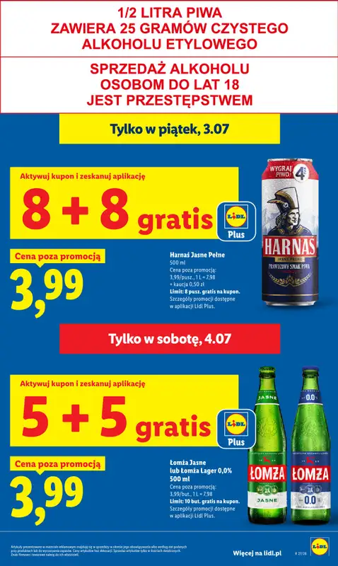 Lidl - gazetka promocyjna Oferta od czwartku od czwartku 02.07 do soboty 04.07 - strona 23