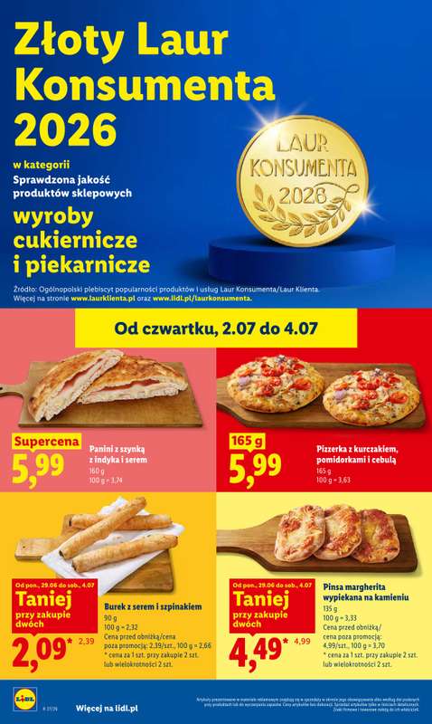 Lidl - gazetka promocyjna Oferta od czwartku od czwartku 02.07 do soboty 04.07 - strona 46