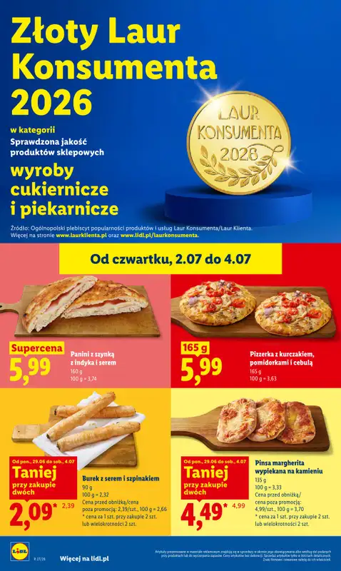 Lidl - gazetka promocyjna Oferta od czwartku od czwartku 02.07 do soboty 04.07 - strona 46