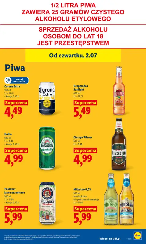 Lidl - gazetka promocyjna Oferta od czwartku od czwartku 02.07 do soboty 04.07 - strona 65