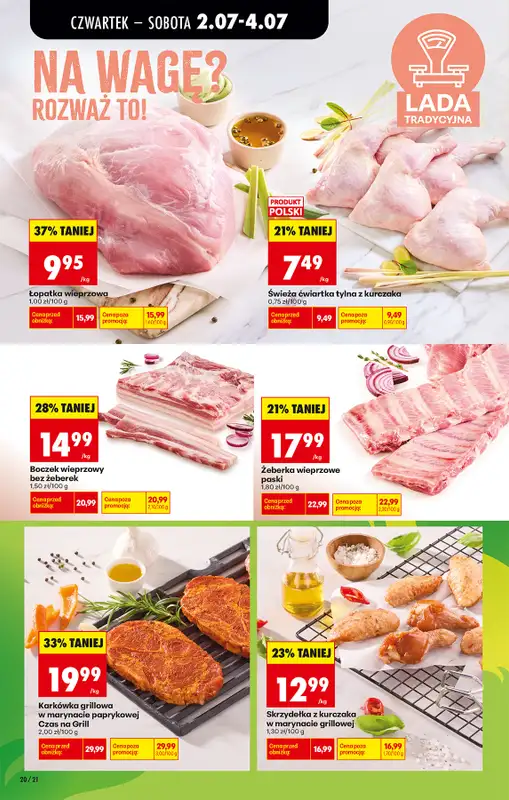 Biedronka - gazetka promocyjna Od czwartku, Z ladą tradycyjną od czwartku 02.07 do środy 08.07 - strona 22