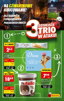 Biedronka - gazetka promocyjna Czwartkowe kibicowanie od czwartku 02.07 do soboty 04.07
