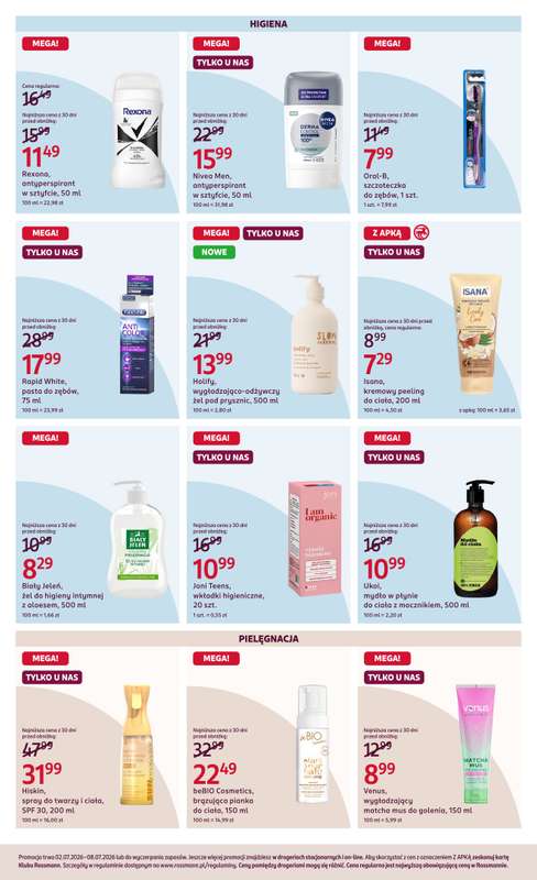 Rossmann - gazetka promocyjna Gazetka od czwartku 02.07 do środy 08.07 - strona 3