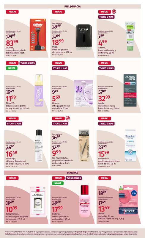 Rossmann - gazetka promocyjna Gazetka od czwartku 02.07 do środy 08.07 - strona 4