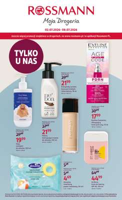 Rossmann - gazetka promocyjna Gazetka od czwartku 02.07 do środy 08.07