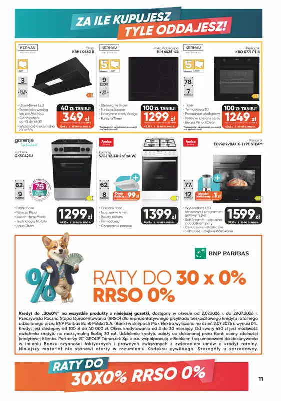 Max Elektro - gazetka promocyjna Gazetka od czwartku 02.07 do środy 29.07 - strona 11
