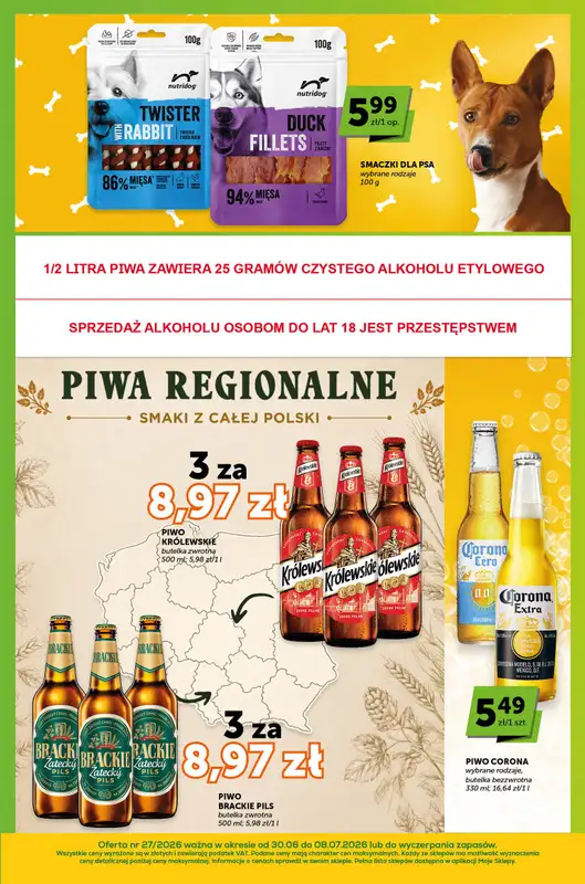 Groszek - gazetka promocyjna Sprawdź, co więcej  do środy 08.07 - strona 22