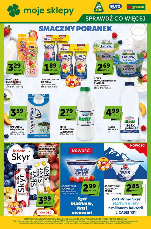 Euro Sklep - gazetka promocyjna Sprawdź, co więcej  do środy 08.07