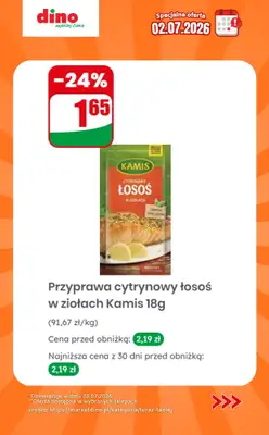 Dino - gazetka promocyjna Specjalna oferta na 02.07.2026 - promocje spoza gazetki od czwartku 02.07 do czwartku 02.07 - strona 10