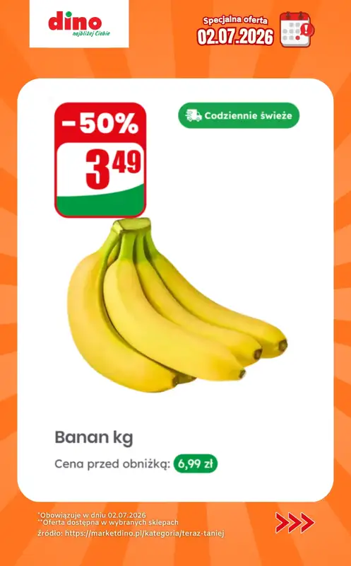 Dino - gazetka promocyjna Specjalna oferta na 02.07.2026 - promocje spoza gazetki od czwartku 02.07 do czwartku 02.07 - strona 2