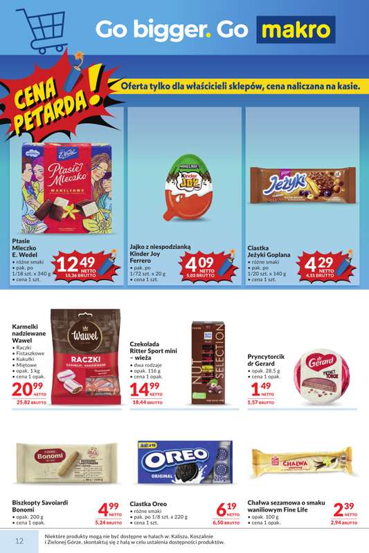 Makro - gazetka promocyjna Mega oferty dla Twojego Sklepu od wtorku 07.07 do poniedziałku 20.07 - strona 12