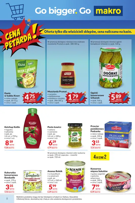 Makro - gazetka promocyjna Mega oferty dla Twojego Sklepu od wtorku 07.07 do poniedziałku 20.07 - strona 8