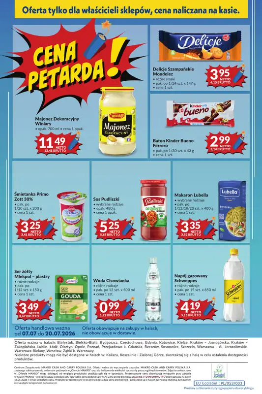 Makro - gazetka promocyjna Mega oferty dla Twojego Sklepu od wtorku 07.07 do poniedziałku 20.07 - strona 22