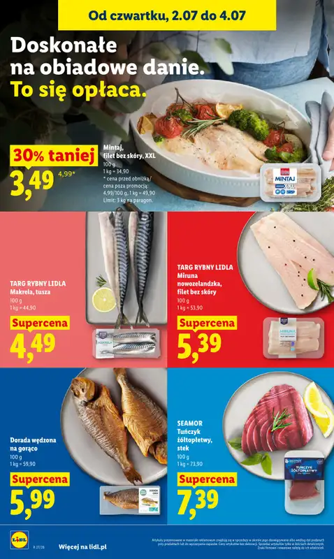 Lidl - gazetka promocyjna Oferta od czwartku od czwartku 02.07 do soboty 04.07 - strona 60