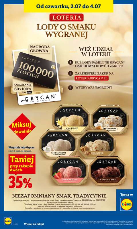 Lidl - gazetka promocyjna Oferta od czwartku od czwartku 02.07 do soboty 04.07 - strona 62