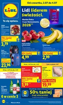 Lidl - gazetka promocyjna Oferta od czwartku od czwartku 02.07 do soboty 04.07