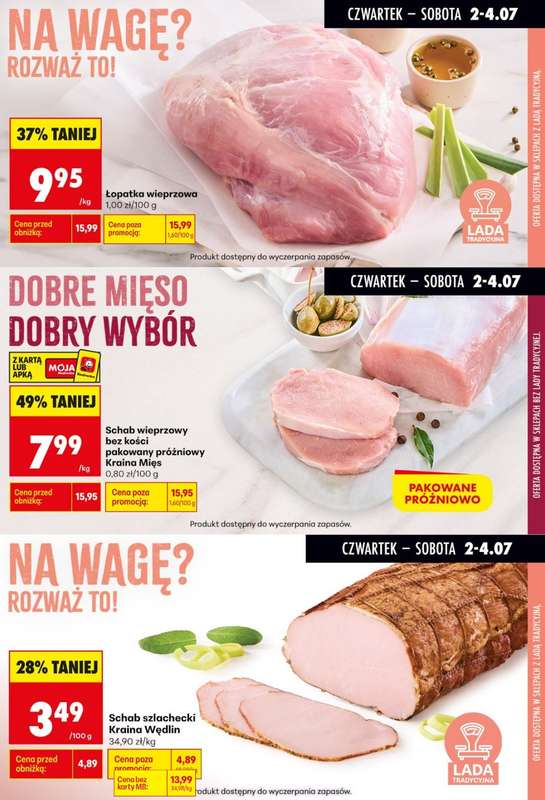 Biedronka - gazetka promocyjna Biedronkowe oszczędności od czwartku od czwartku 02.07 do soboty 04.07 - strona 4