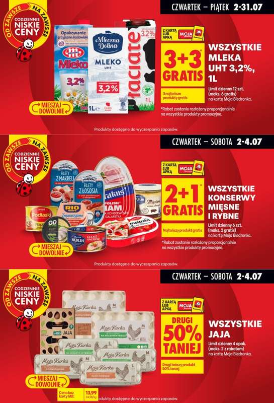 Biedronka - gazetka promocyjna Biedronkowe oszczędności od czwartku od czwartku 02.07 do soboty 04.07 - strona 6
