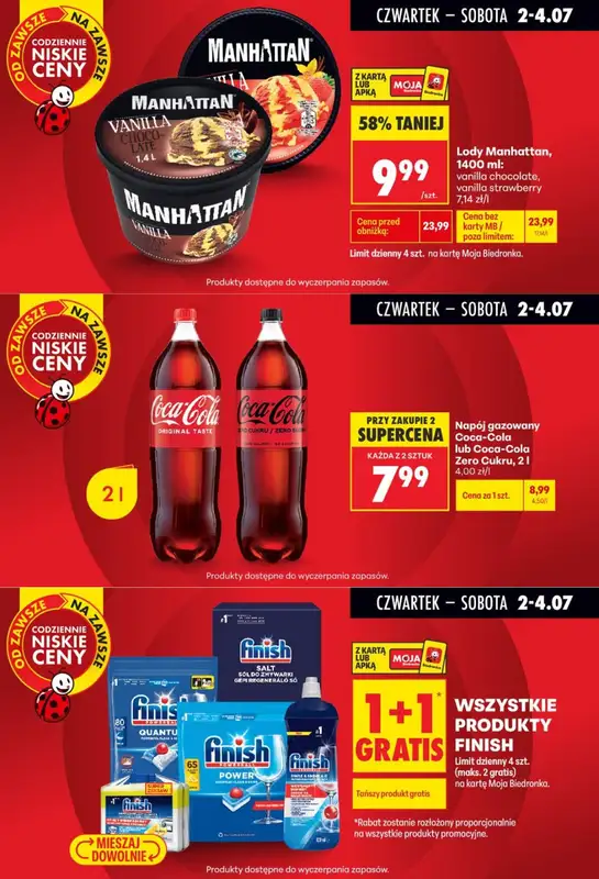 Biedronka - gazetka promocyjna Biedronkowe oszczędności od czwartku od czwartku 02.07 do soboty 04.07 - strona 7