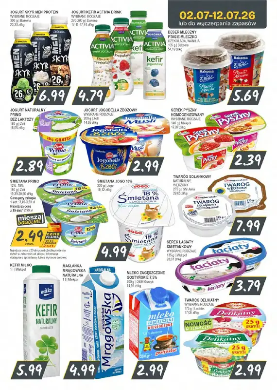 Słoneczko - gazetka promocyjna Gazetka od czwartku 02.07 do niedzieli 12.07 - strona 3
