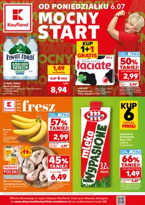 Kaufland - gazetka promocyjna Mocny Start od poniedziałku 06.07 do środy 08.07