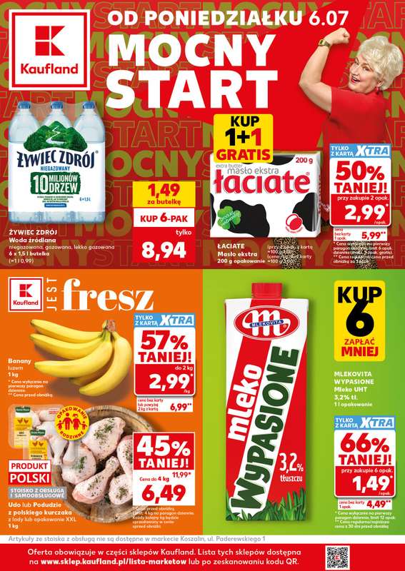 Kaufland - gazetka promocyjna Mocny Start od poniedziałku 06.07 do środy 08.07