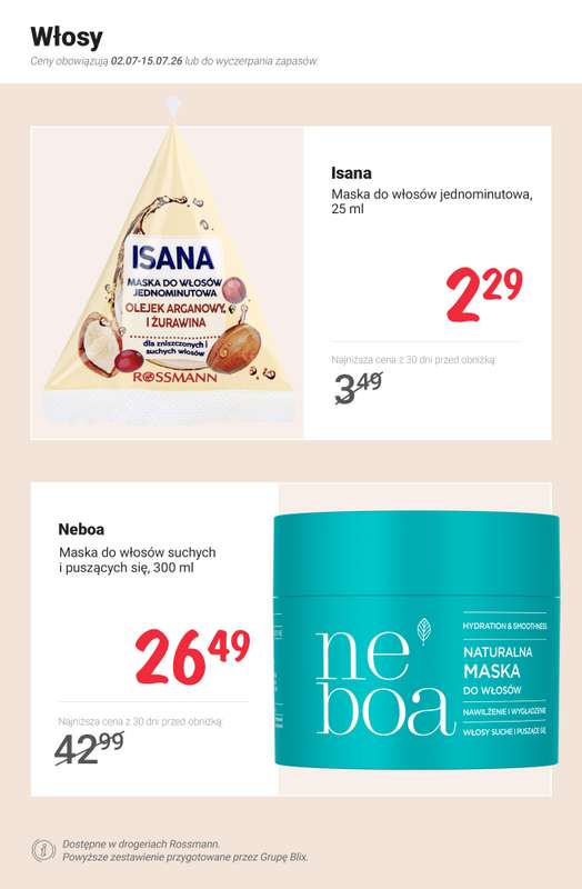 Rossmann - gazetka promocyjna Nowe MEGA PROMOCJE - od 2.07 od czwartku 02.07 do środy 15.07 - strona 6