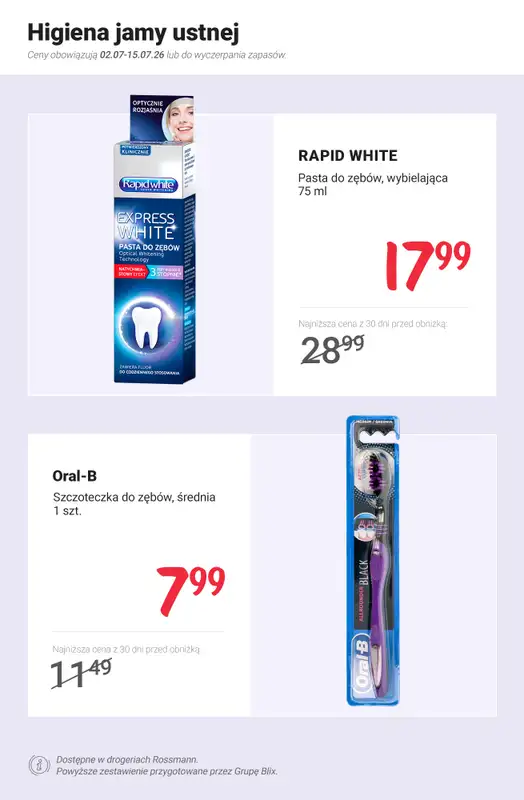 Rossmann - gazetka promocyjna Nowe MEGA PROMOCJE - od 2.07 od czwartku 02.07 do środy 15.07 - strona 10