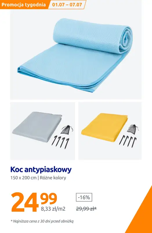 Action - gazetka promocyjna Przyjemne plażowanie w letnich cenach! od piątku 03.07 do wtorku 07.07 - strona 2