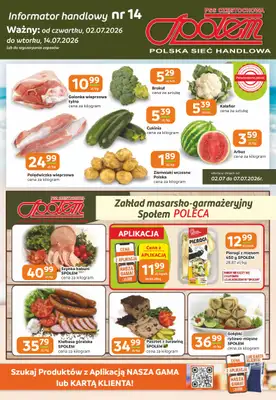 Społem Częstochowa - gazetka promocyjna Gazetka od czwartku 02.07 do wtorku 14.07