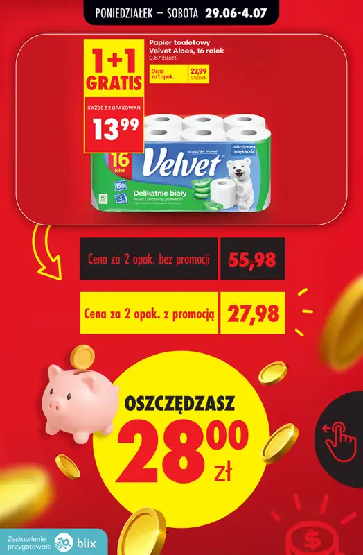 Biedronka - gazetka promocyjna Przeliczamy promocje! od czwartku 02.07 do soboty 04.07 - strona 6
