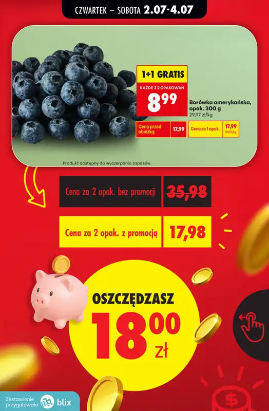 Biedronka - gazetka promocyjna Przeliczamy promocje!  