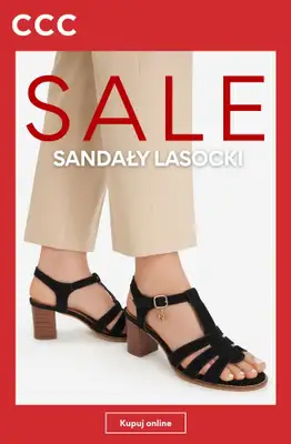 CCC - gazetka promocyjna SALE - sandały marki LASOCKI od piątku 03.07 