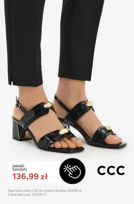 CCC - gazetka promocyjna SALE - sandały marki LASOCKI od piątku 03.07  - strona 3