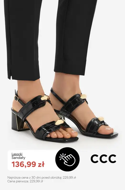 CCC - gazetka promocyjna SALE - sandały marki LASOCKI od piątku 03.07  - strona 3