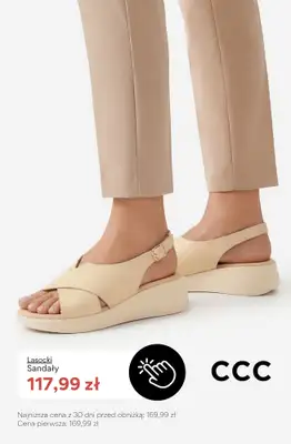 CCC - gazetka promocyjna SALE - sandały marki LASOCKI od piątku 03.07  - strona 6